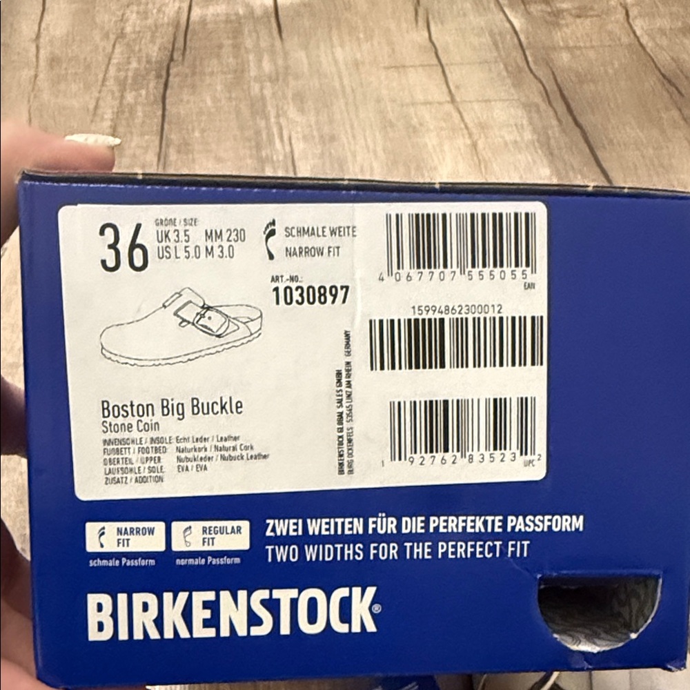 Birkenstock Boston Big Buckle (Stone Coin) - Picture 6 of 6